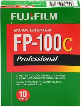 Fujifilm fp-100c professional color film review